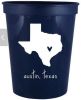 Custom 12 oz Stadium Cup - 1 Color Imprint - Free Setup